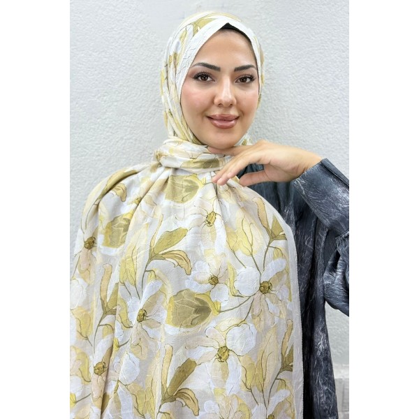 Desenli Bambu Şal 038YY